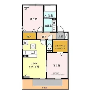 リビングタウン家代の里【1階】の間取り