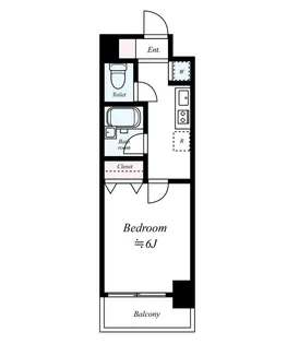 ジュエル明大前【1階】の間取り
