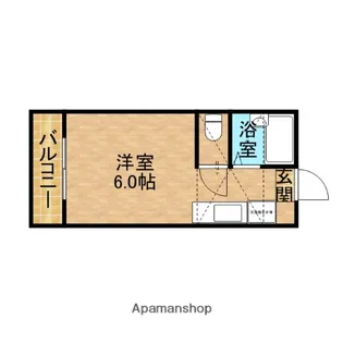 レスポアール【1階】の間取り