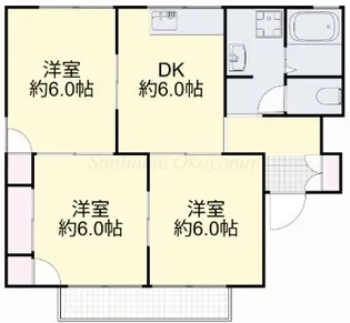 メゾンブランシェ【2階】の間取り