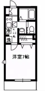 サンパティークメゾンII【1階】の間取り