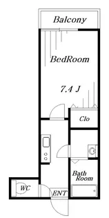 ラブリーレジデンス千葉西【3階】の間取り