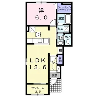 アトランテッド【1階】の間取り