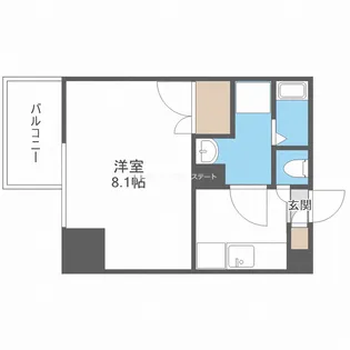 プランドール福島レジデンス【2階】の間取り