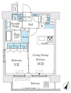 GLACIER神保町【12階】の間取り