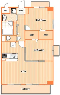 ヴェルレーヴ ヒサリコ【2階】の間取り
