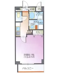 ビリーブ瑞穂ヒルズ【1階】の間取り