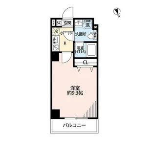 プレール・ドゥーク上中里【2階】の間取り