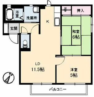メゾン・ド・エスプリ B棟【1階】の間取り