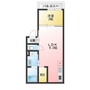 ココワタージュ【3階】の間取り