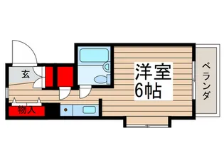 ジュネパレス柏第8【1階】の間取り