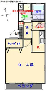 K FLAT【4階】の間取り