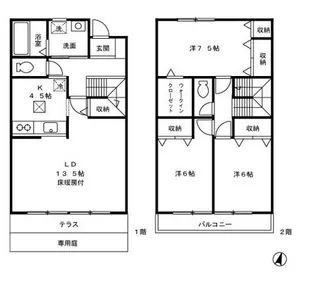 プレジオの間取り