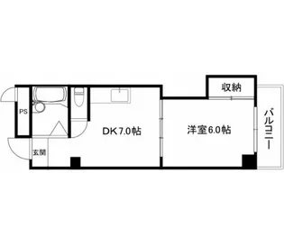 パレス神宮【3階】の間取り