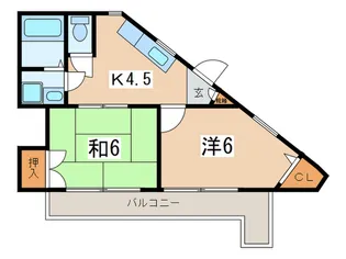 寺尾ハイムモリ【2階】の間取り