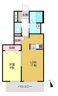 ヴェルドミール【3階】の間取り