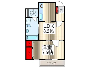 ECO Station House並木【2階】の間取り