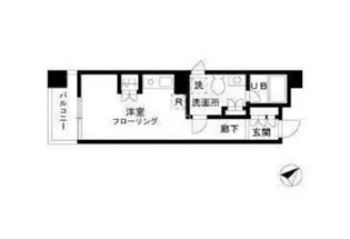 リーヴァ築地【2階】の間取り