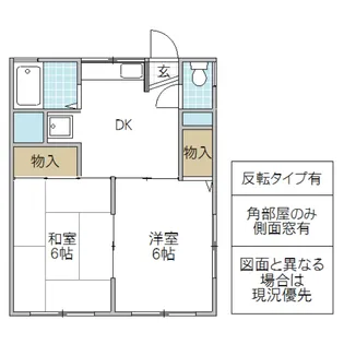 Y&M吉沢 B棟【2階】の間取り