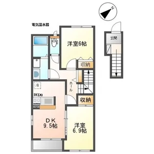 レヴァータII(levataII)【2階】の間取り