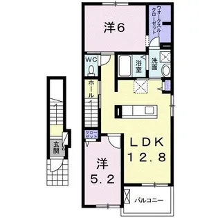 ポップ・アップ ハウス【2階】の間取り