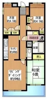 シャルール田無【2階】の間取り