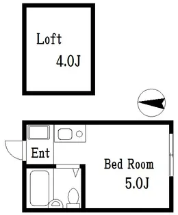 シャンテ錦糸町II【2階】の間取り