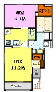グレイスC【1階】の間取り