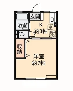 シティハイム ユーハイム湘南【1階】の間取り