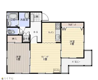 T’sブランド【2階】の間取り