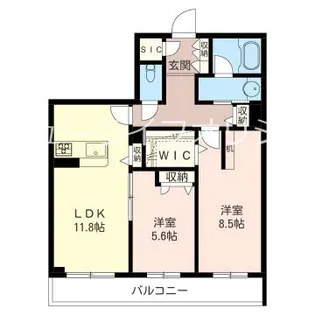 メゾン ド ノワール【2階】の間取り