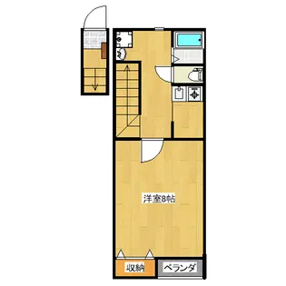 パシフィコ ノヴァ B棟【2階】の間取り