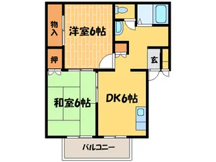 グリーンパークアネックス【1階】の間取り
