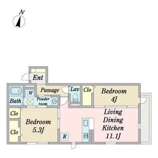 ハイツニュースター【3階】の間取り