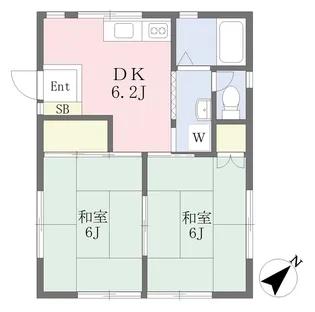 シャンテ葉山【1階】の間取り