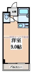 H2O高井田ビル【8階】の間取り