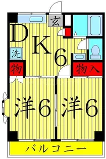 ニューオリンズマンション【1階】の間取り