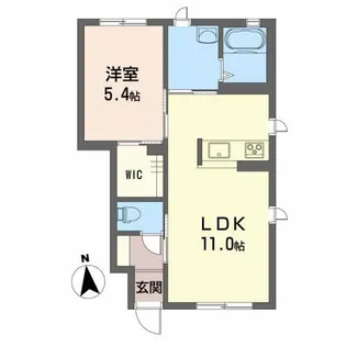 グランヴィル N棟【1階】の間取り