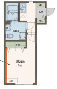 Agrande Ojima【2階】の間取り