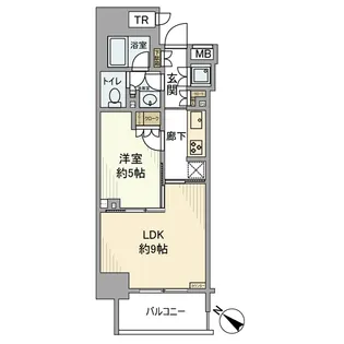 パークリュクス御茶ノ水【12階】の間取り