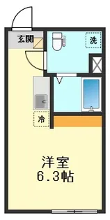 テラスソレイユ亀有【2階】の間取り