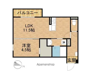 プルミエール今之浦【2階】の間取り
