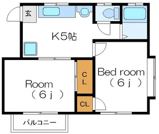 畠山ハイツ【1階】の間取り