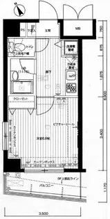 メインステージ四ツ谷【9階】の間取り