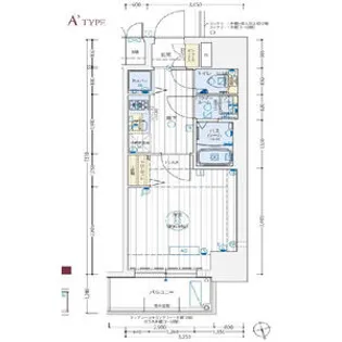 ゼオン大阪【10階】の間取り