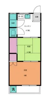 めぐみハイツ【1階】の間取り