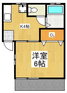 アパートメントのだめ【1階】の間取り