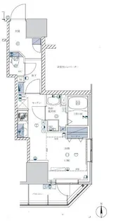 ライジングプレイス亀戸【2階】の間取り