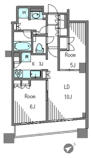 ザ・パークハウス西新宿タワー60【32階】の間取り