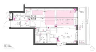 ZOOM荻窪【2階】の間取り